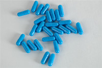 Capsule de gélatine bovine de haute qualité, prix bas, vente chaude, bleu, bon prix, 0 #   00 # 1 #