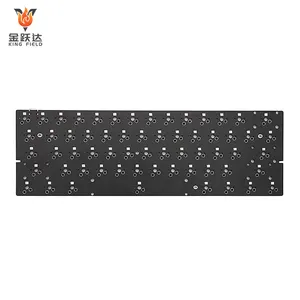 O e m fabricante pcb fabricante de fábrica, teclado pcb gk64s montagem pcba teclado mecânico