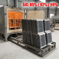 Plaque en carbure de silicium RBSiC 1380 ° C 3,02 g/cm3 pour revêtement anti-usure - Résistance à la flexion 250 MPa et porosité <0,1%