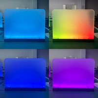 Panneau lumineux de plafond personnalisé 40x30CM 3D Guide Column Pixel RGB pour discothèque, karaoké, bar, décoration de mariage