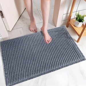 Alfombra de Baño Tipo Waffle FIGOO-Premium, Suave, Lavable a Máquina, Ecológica, Suministro de Fábrica - Product Image 4
