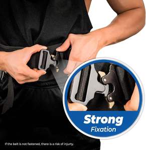 Spor salonu egzersiz Fitness Squat neopren kendinden kilitleme ağırlık kaldırma bel desteği dalış kemeri ile ağır çelik zincir - Product Image 6