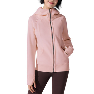 Giacca Sportiva da Donna, Spessa e Confortevole, Felpa con Cappuccio Calda per Fitness, Corsa e Yoga, Slim-fit con Zip - Product Image 5