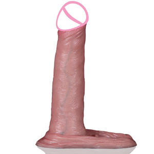 Großhandel 3 verschiedene Größen Realistische Dildos Herren Wolf Hosenträger Kondom Weiches flüssiges Silikon Sexspielzeug für Erwachsene Riesiges Anal spielzeug - Product Image 5