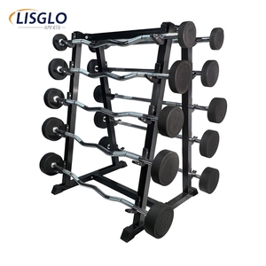 <span class=keywords><strong>Barra</strong></span> de Pesas Redonda Fija de Goma Personalizada por el Fabricante, de 10-50 kg, <span class=keywords><strong>Barra</strong></span> Recta para <span class=keywords><strong>Curl</strong></span>, Set de Barras para Entrenamiento Físico - Product Image 1