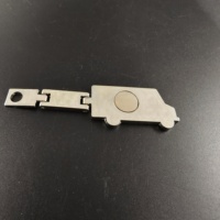 Attache de carnet pliable haut de gamme en forme de camion, en alliage de zinc et émail dur, l'association idéale pour les carnets commémoratifs de luxe, vente en gros