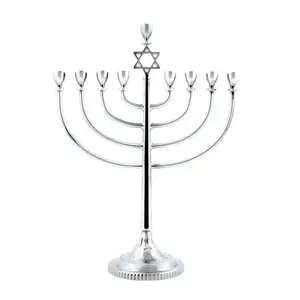 Menorah juive à 9 bougies Hanoukka Hanoukka Menorah