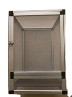Nouveauté 2025 : Cage Classique Solide en Aluminium Écologique pour Reptiles – Métal, Plastique, Verre – Installation Facile – Modèle Lucky