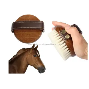 Horse Brush Wooden Horse Grooming Brushes of goat hair