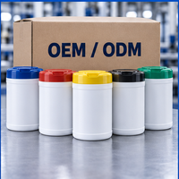 Lingettes industrielles OEM ODM à marque privée, en boîte compacte, avec conception personnalisée, taille et nombre de lingettes au choix