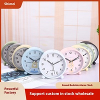 Direkt vom Hersteller Moderner Unisex Einfacher Stilvoller Quarz Digitaler Runder Wecker mit Nadel LUMINOVA Hintergrundbeleuchtung Elektronisch