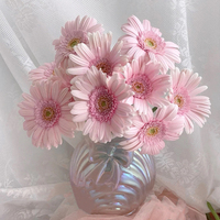 Gerbera Daisy Xi Lu Si Hua Sha Kelas A Grosir - Warna Pink untuk Buket, Langsung dari Produsen untuk Dekorasi Pernikahan, Rantai Dingin