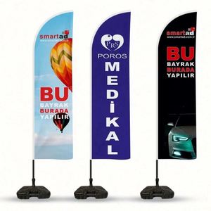 Angled Knife Banner Display <b>Accessories</b> for <b>Beach</b> Flag Banners - Product Image 2