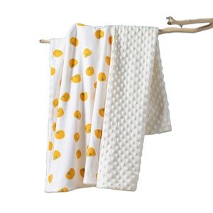 New Style Soft Cozy Comfortable Knitted Minky Baby Blanket Portable Dot Cartoon Pattern <strong>Throw</strong> for Bedroom <strong>Outdoor</strong> Folded Feature - Product Image 6