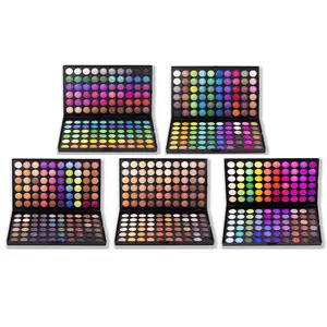 Palet Eye Shadow 120 warna, palet Eyeshadow berpigmen tinggi, bedak palet kontur profesional tahan air kering