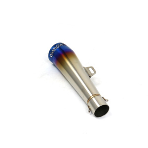 Silenciador de Escape para Motocicleta M4, Tubo de Escape de Acero Inoxidable, Medio Azul, 51 mm para Z800 ABS ZRX1200 ZZR1200 ZZR600 - Product Image 4