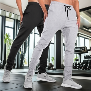 Nuevos Joggers Deportivos para Hombre, Estilo Casual Elegante, Cintura Media, Transpirables, con Logotipo Personalizado, Venta al Por Mayor, Estilo Europeo y Americano - Product Image 2