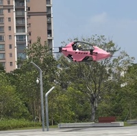 YIVTOL EVTOL S ZERO, véhicule aérien à une place, positionnement GPS, 50-55 minutes d'autonomie, 120 kg de charge utile nette, voiture volante en fibre de carbone, nouveau