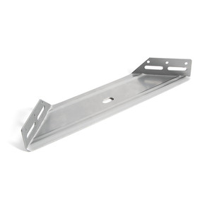 Support de baignoire. Tôle d'acier galvanisée. Gris clair. Canal central avec nervures - Q&Q - Product Image 1