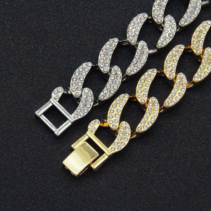 Pulsera de Cadena Cubana Completa Personalizada, Pulsera de Moda Exagerada y Moderna para Hombres y Mujeres Tanjing - Product Image 4