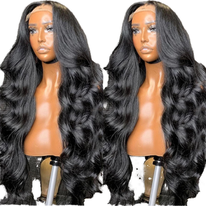Perruque Body Wave Brute du Cambodge en Gros, Perruques Frontales en Dentelle HD Transparente 13x4, Prix d'Usine Fournisseur - Product Image 1