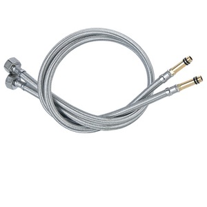Tuyau tressé en acier inoxydable à extrémité unique, flexible, 1/2 pouce, pour robinet d'évier de cuisine, connexion eau chaude et froide - Product Image 5