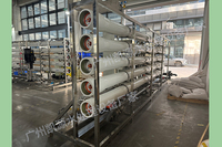 Système de dessalement d'eau de mer RO de grande capacité 12,5 TPH, usine de purification d'eau salée pour l'industrie côtière