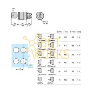 Schneider Electric ZB4BG620 - Nuevo - Product Image 1