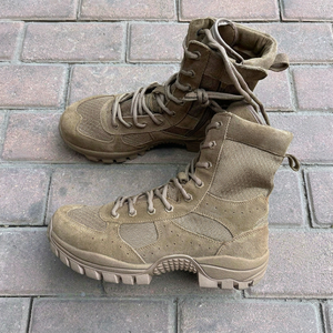 รองเท้าบูทหนังสีดำ SF733 แบบหุ้มข้อสูง ขายส่งจำนวนมาก - Product Image 3