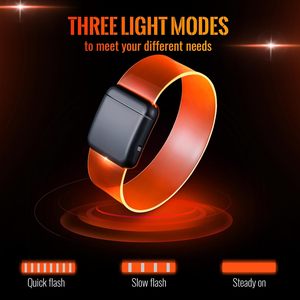 Gadgets LED pour Fêtes d'Été, Jouets Lumineux LED pour Enfants, Bracelets Lumineux LED Autorhythmiques - Product Image 3