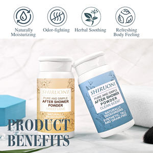 Label privé <span class=keywords><strong>bain</strong></span> corporel naturel à base <span class=keywords><strong>de</strong></span> plantes après-traitement contrôle des odeurs sueur absorber poudre <span class=keywords><strong>de</strong></span> dépoussiérage pour le corps des femmes - Product Image 4