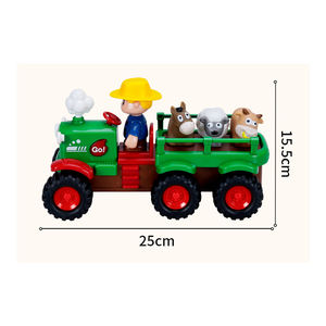 FiveStar fabbrica nuovo arrivo divertimento per bambini giocattolo di plastica Farmer camion rimorchio con suono animale trattore giocattolo altri veicoli giocattolo - Product Image 4