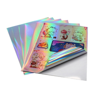Papier autocollant holographique Bleidruck, film holographique pour animaux de compagnie, feuille de laminage holographique, feuilles de laminage A4