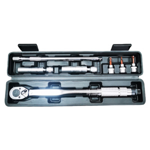 High-Precision 1/4-3/8-1/2 Hand Bicycle Torque Wrench <strong>Set</strong> with Hard Case <strong>Bit</strong> Preset <strong>Ratchet</strong> Bike Repair Tool Adjustable - Product Image 1