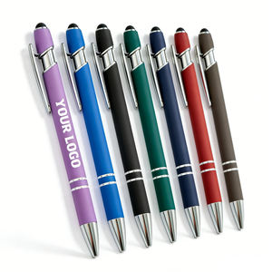 ปากกาลูกลื่นโลหะพร้อมปลายสัมผัสหน้าจอ 2 in 1 สำหรับของขวัญธุรกิจ โปรโมชั่นขายส่ง รับสกรีนโลโก้ - Product Image 1