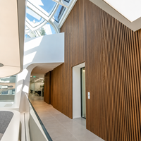 Panneau mural WPC pour extérieur sans détérioration, panneaux composites bois-plastique pour revêtement extérieur