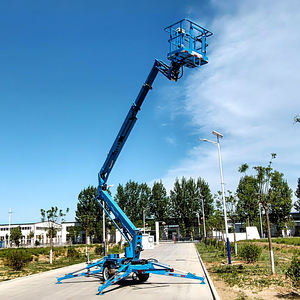 מחיר מפעל, מעלית זרוע מפרקית הידראולית נגררת, מעלית עכביש המותקנת על גרור, 10 מטר, 12 מטר, 18 מטר, 20 מטר, פלטפורמת הרמה אווירית - Product Image 2
