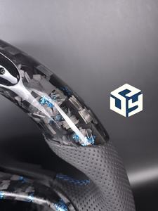 Volante Deportivo de Fibra de Carbono Real con LED para VW Taos GT GTI R <span class=keywords><strong>Line</strong></span>, Modificación Personalizada, Estilo Nuevo - Product Image 5