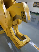 Cisaille hydraulique MONDE Eagle pour la découpe de matériaux en acier lourd, idéale pour les déchets de ferraille en chantier