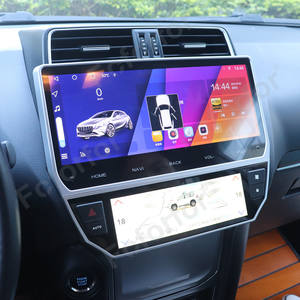Radio de coche para Toyota Land Cruiser Prado 2018-2023 Pantalla de <span class=keywords><strong>Control</strong></span> de aire acondicionado Placa de clima unidad principal estéreo Carplay - Product Image 2