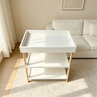 Table à langer blanche prête à être expédiée, table à langer pour bébé, table à langer pour nouveau-né