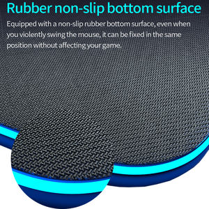 Nueva almohadilla de carga inalámbrica rápida al por mayor para videojuegos, sublimación Led, impresión personalizada, luces de juego, alfombrilla de ratón RGB - Product Image 5