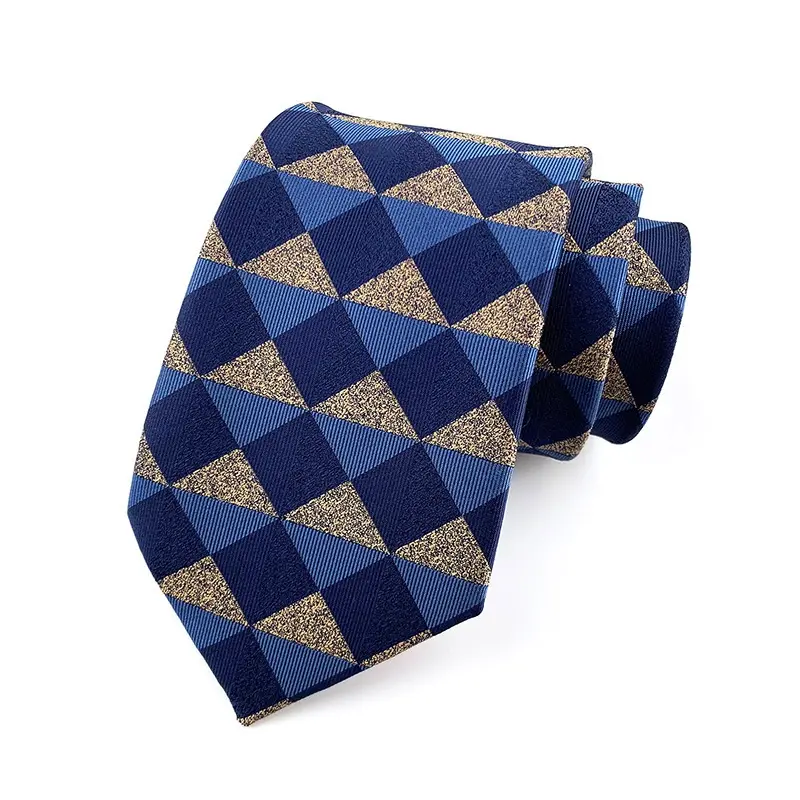 Fashion Design Plaid Floral Dot Paisley Polyester neckties Men's 100 Polyester Ties Accept Custom Logo Necktie Manufacturer