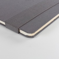 Carnet de notes A6 en tissu de luxe à spirale avec impression numérique et option de logo personnalisé, 100 feuilles
