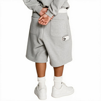 Shorts de jogging amples YITE pour hommes, en coton épais de haute qualité, 100 % coton, pour la course à pied
