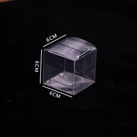 Boîte à interrupteur personnalisée en PET/PVC transparent, boîte en plastique transparente personnalisée en PP pour emballage de crème pour les yeux, rouge à lèvres, parfum