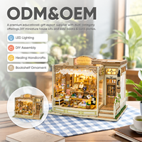 Puzzle en bois 3D DIY Maison miniature Trésor secret K-1086 Artisanat en bois Métal Plastique Papier Lumière LED Kit fait main En stock