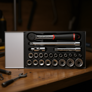 <b>Tool</b> Case <b>Set</b> 519/606CEA Socket Wrench Kit Professional <b>Mechanics</b> Repair <b>Tools</b> - Product Image 3