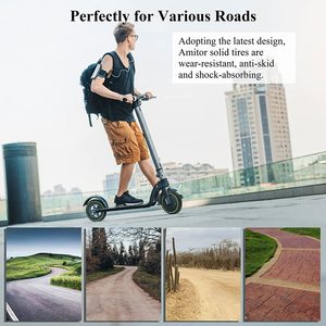Pneus nid d'abeille en caoutchouc solide pour scooter 8 1/2*2 pouces adaptés aux pneus conçus pour absorber les chocs Mi <span class=keywords><strong>M365</strong></span> / Por - Product Image 5
