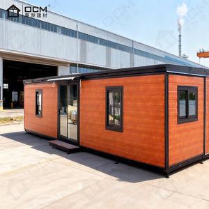 Maison préfabriquée extensible en conteneur maritime de 40 pieds, deux étages, <span class=keywords><strong>double</strong></span> aile, balcon, terrasse sur le <span class=keywords><strong>toit</strong></span>, chambre à coucher, salon, style mid-century - Product Image 3